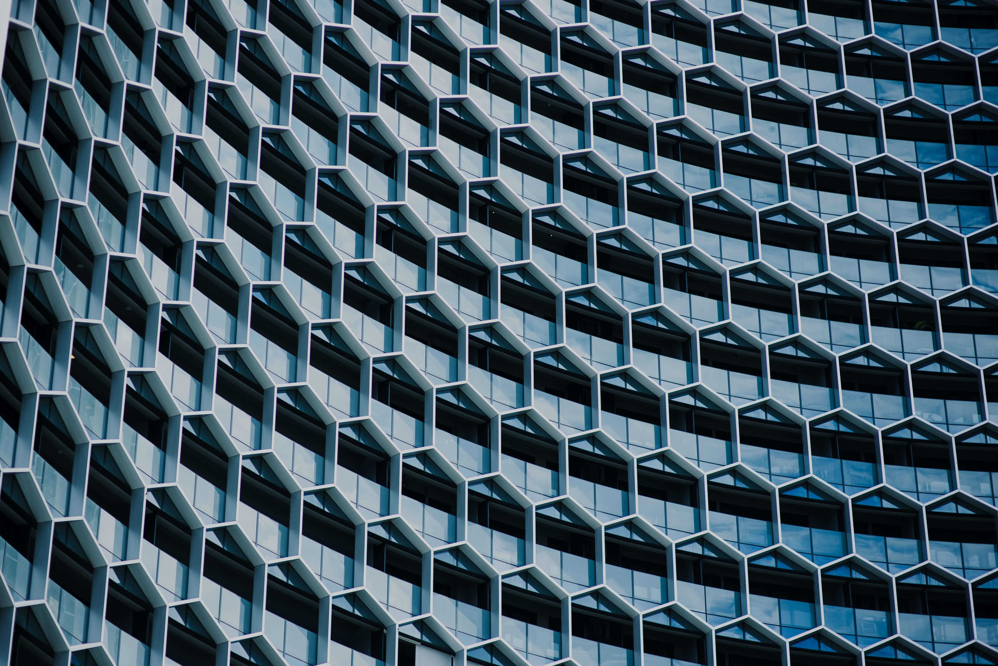 a close up of a building