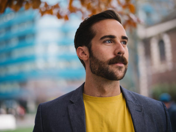 a man with a beard and mustache