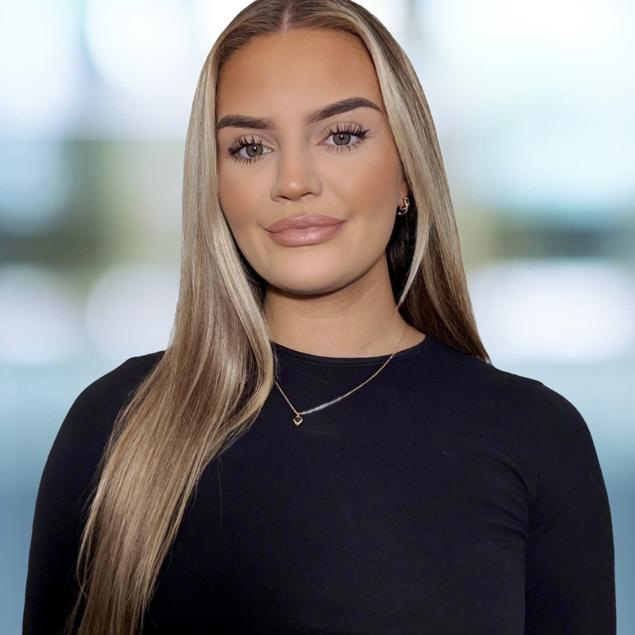 a woman with long blonde hair