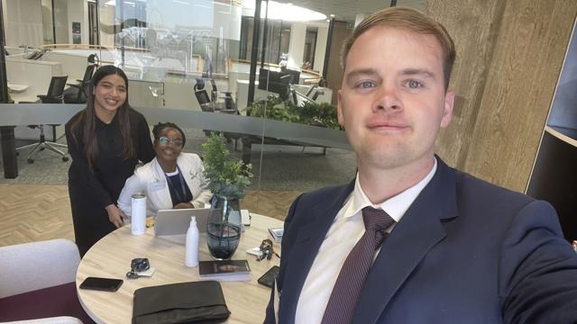 a man in a suit and tie
